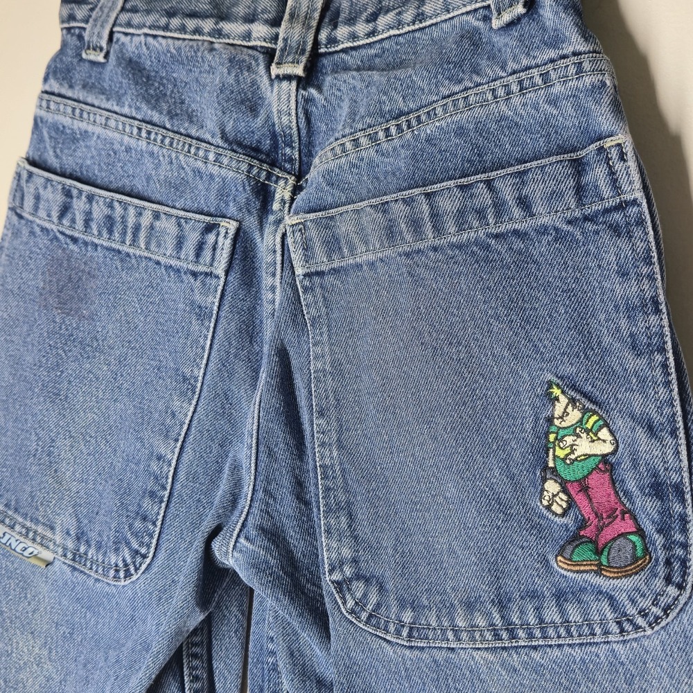 JNCO Kids Denim Jeans with Cartoon Patch